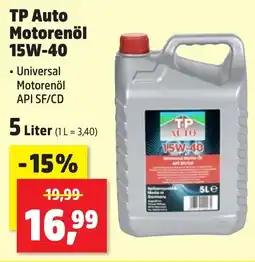 Thomas Philipps TP Auto Motorenöl 15W-40 Angebot
