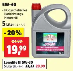Thomas Philipps TP Auto Motorenöl 5W-40 Angebot