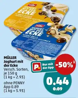 PENNY MÜLLER Joghurt mit der Ecke Angebot