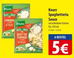 Famila Nord Ost Knorr Spaghetteria Sauce Angebot