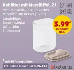 PENNY brabantia Behälter mit Messlöffel Angebot
