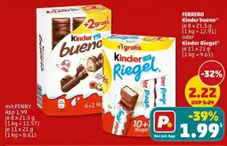 PENNY FERRERO Kinder bueno oder Kinder Riegel Angebot