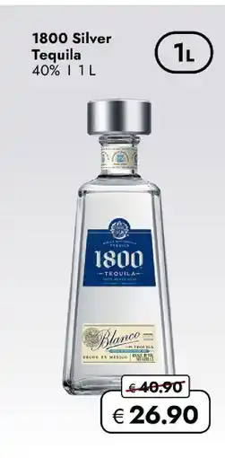 Travel Free 1800 silver tequila Angebot
