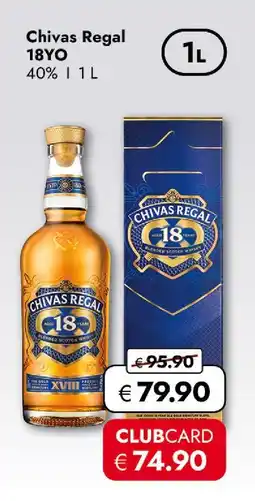 Travel Free Chivas regal 18yo Angebot