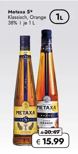 Travel Free Metaxa klassisch, orange Angebot