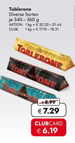 Travel Free Toblerone Angebot