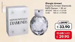 Travel Free Giorgio armani diamonds edps damen Angebot
