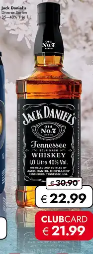 Travel Free Jack daniel's tennessee whiskey Angebot