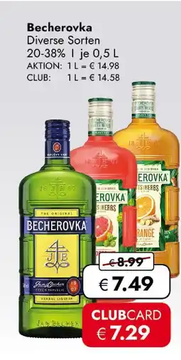 Travel Free Becherovka Angebot