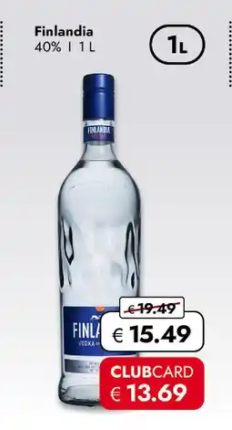 Travel Free Finlandia vodka Angebot