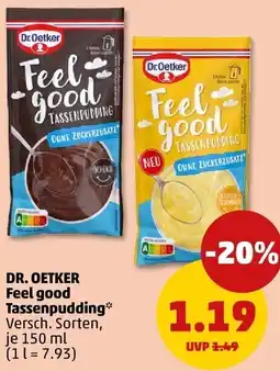 PENNY DR. OETKER Feel good Tassenpudding Angebot
