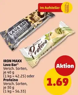 PENNY IRON MAXX Lava Bar oder Proteino Angebot