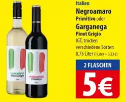 Famila Nord Ost Negroamaro Primitivo oder Garganega Pinot Grigio IGT, trocken Angebot