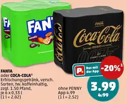 PENNY FANTA oder COCA-COLA Angebot
