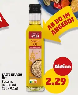 PENNY Taste of asia öl Angebot