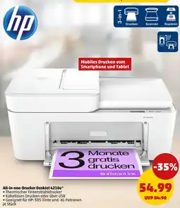 PENNY hp All-in-one-Drucker DeskJet 4210e Angebot