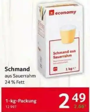 Selgros Economy Schmand Angebot