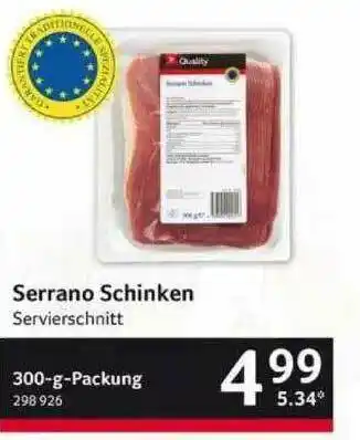 Selgros Serrano Schinken Angebot