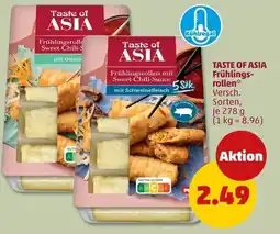 PENNY TASTE OF ASIA Frühlings rollen Angebot