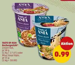 PENNY TASTE OF ASIA Bechergericht Angebot