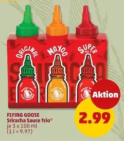 PENNY FLYING GOOSE Sriracha Sauce Trio Angebot