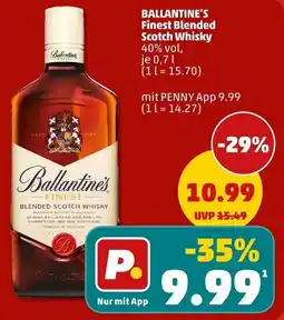 PENNY BALLANTINE'S Finest Blended Scotch Whisky Angebot