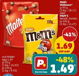 PENNY MARS Maltesers oder M&M'S Angebot