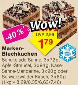 Wiglo Wunderland Marken Blechkuchen Angebot