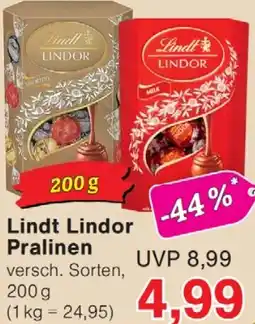 Wiglo Wunderland Lindt Lindor Pralinen Angebot