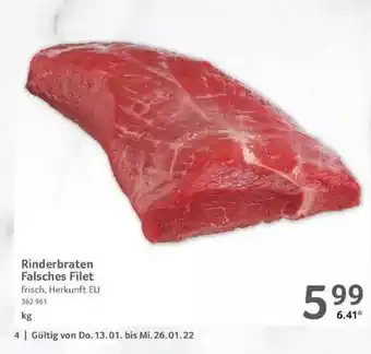 Selgros Rinderbraten Falsches Filet Angebot