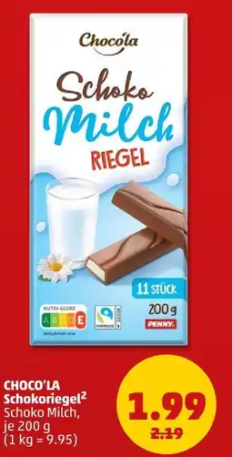 PENNY Choco'la schoko milch riegel Angebot