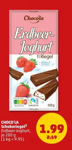 PENNY Choco'la schokoriegel erdbeer-joghurt Angebot