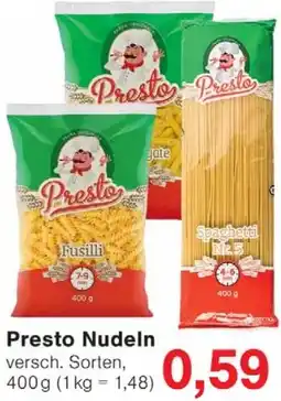 Wiglo Wunderland Presto Nudeln Angebot