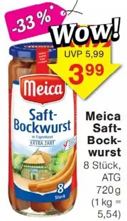 Wiglo Wunderland Meica Saft Bockwurst Angebot