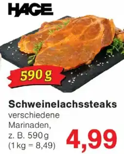 Wiglo Wunderland HAGE Schweinelachssteaks Angebot
