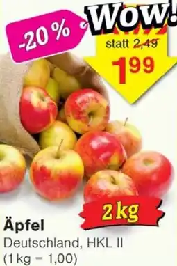 Wiglo Wunderland Äpfel Angebot