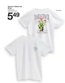 Zeeman Herren-T-Shirt mit Print Angebot