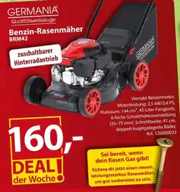 Sonderpreis Baumarkt GERMANIA Benzin-Rasenmäher BRM42 Angebot