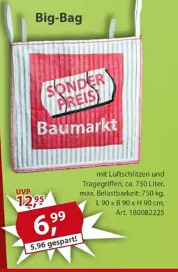 Sonderpreis Baumarkt Big-Bag Angebot