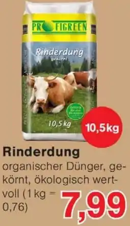 Wiglo Wunderland Rinderdung Angebot