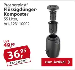 Sonderpreis Baumarkt Prosperplast Flüssigdünger- Komposter Angebot