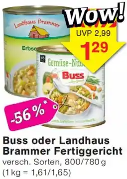 Wiglo Wunderland Buss oder Landhaus Brammer Fertiggericht Angebot