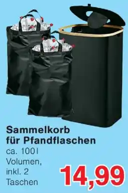 Wiglo Wunderland Sammelkorb für Pfandflaschen Angebot