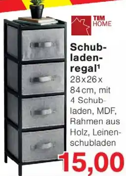 Wiglo Wunderland TIM HOME Schubladenregal Angebot