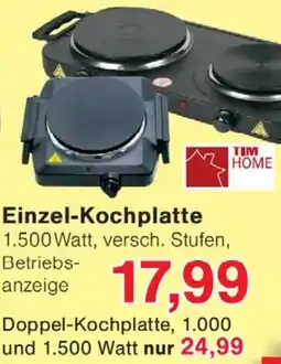 Wiglo Wunderland TIM HOME Einzel-Kochplatte Angebot