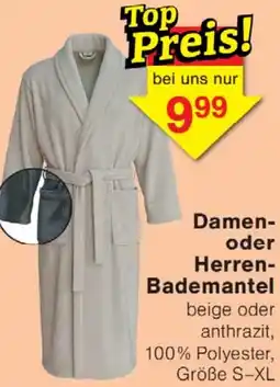 Wiglo Wunderland Damen oder Herren Bademantel Angebot