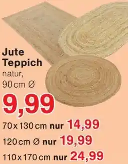 Wiglo Wunderland Jute Teppich Angebot