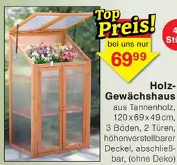 Wiglo Wunderland Holz Gewächshaus Angebot