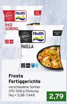 CAP Markt Frosta Fertiggerichte Angebot