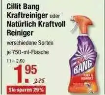 V Markt Cillit Bang Kraftreiniger Oder Natürliches Kraftvoll Reiniger Angebot